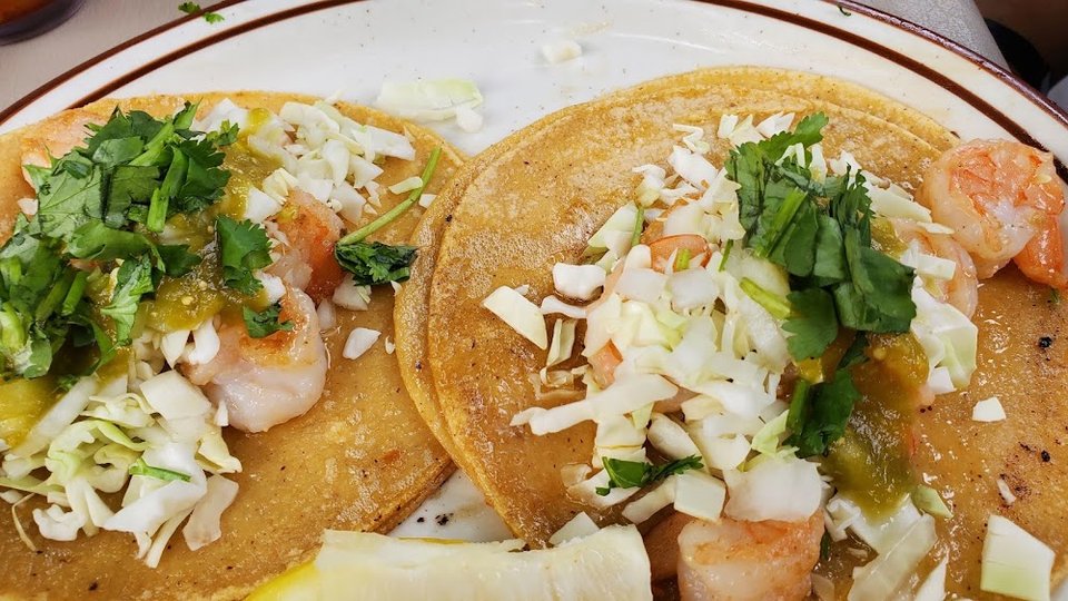 Children's menu beside classic Mexican favorites.