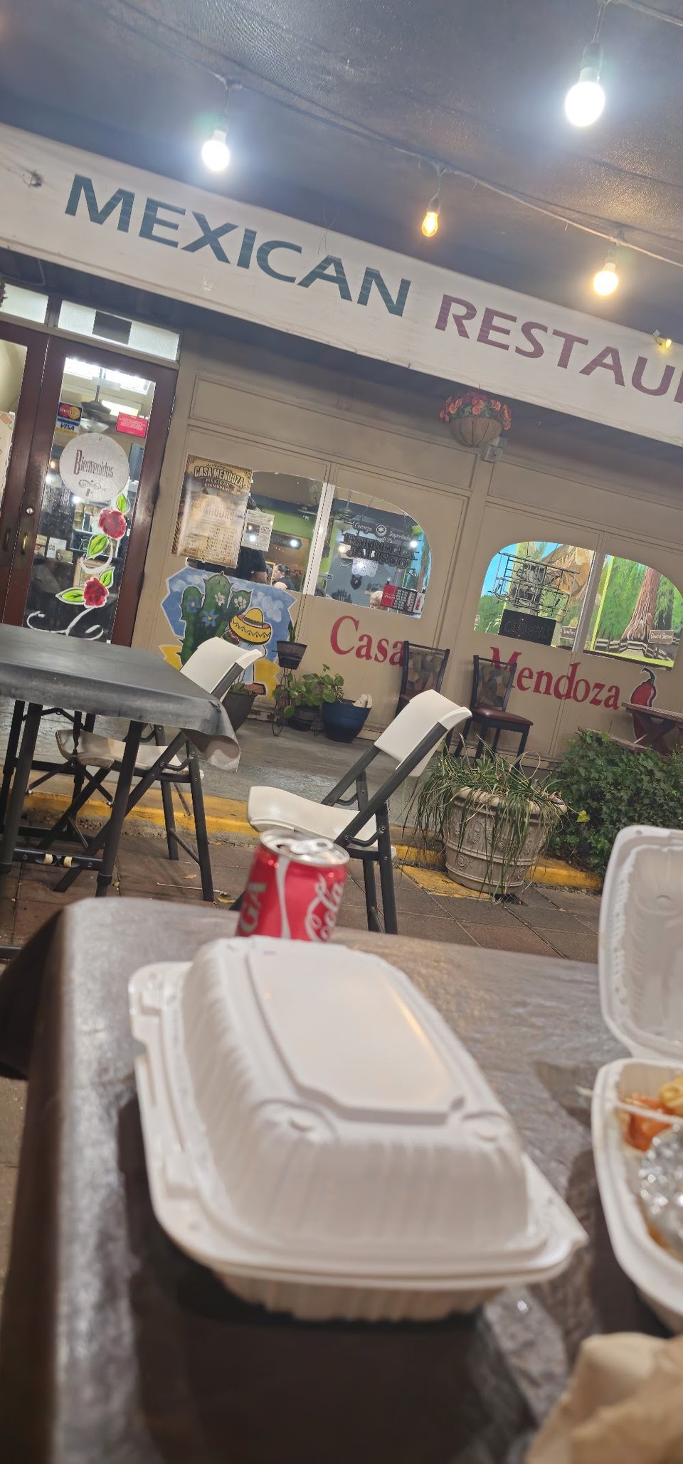 Children's menu beside classic Mexican favorites.
