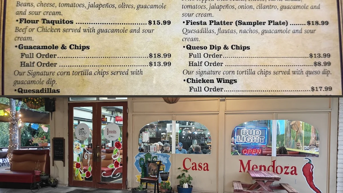 Heaping plates of Mexican food favorites.
